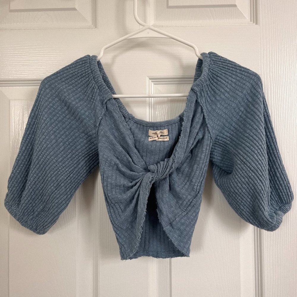 Blue Urban Outfitters crop top
